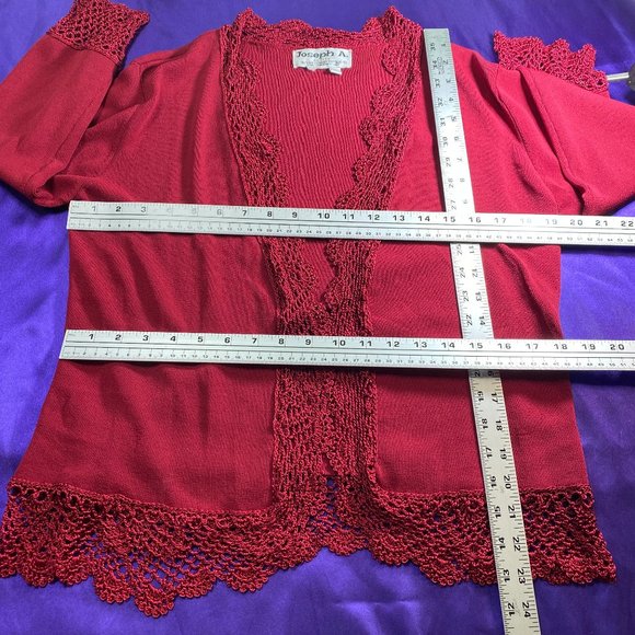 📌Joshep A. Cute Cardigan with Crochet Edges - Picture 4 of 13